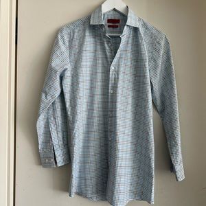Hugo Boss Slim Fit Plaid Button Down Shirt